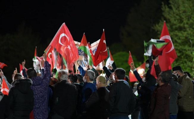 İsrail’in Mescid-i Aksa saldırıları protesto edildi