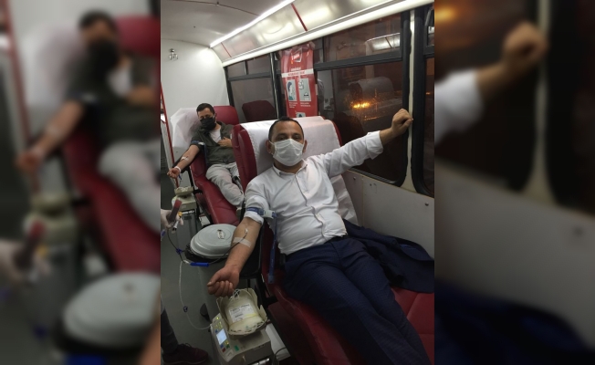 Kadir Gecesinde kan bağışında bulundular