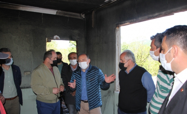 Kastamonu’da yanan 6 ev, Kurban Bayramına kadar yapılacak