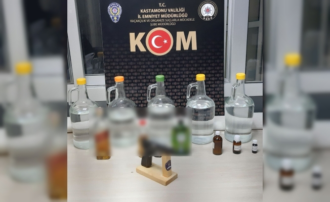 KOM ekiplerinden kaçak içki operasyonu