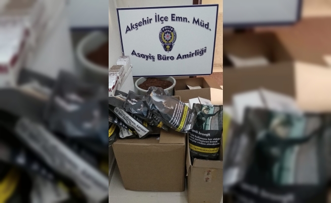 Konya’da kaçak tütün operasyonu