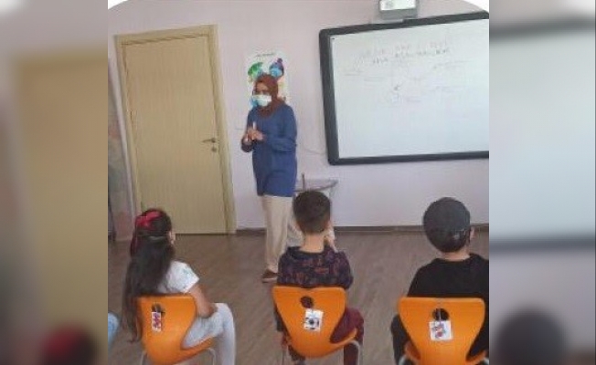 Malatya’da anaokulu öğrencilerinden karbon ayak izi projesine katkı
