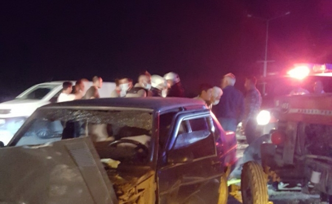 Malatya’da otomobil ile traktör çarpıştı: 5 yaralı