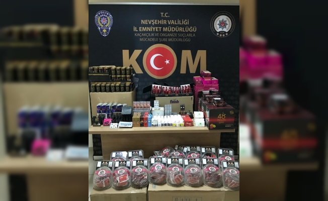 Nevşehir’de yasadışı cinsel içerikli ürün satan işyerlerine operasyon düzenlendi