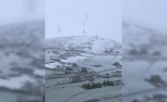Ordu’da Mayıs ayında kar sürprizi