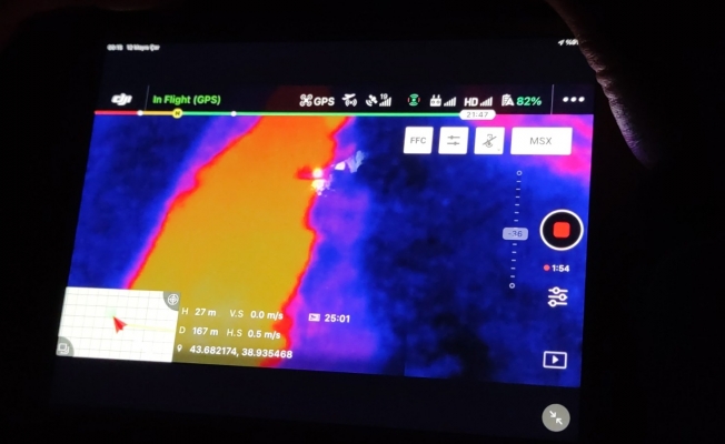 Jandarmadan kaçak balık avcılarına ‘Termal dronelu’ takip