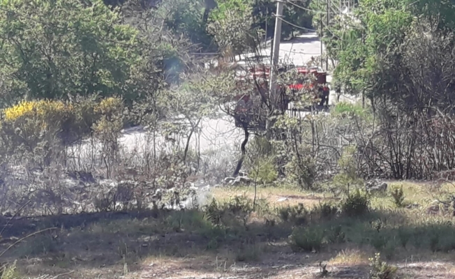 Seydikemer’de zeytin bahçesinde çıkan yangın söndürüldü