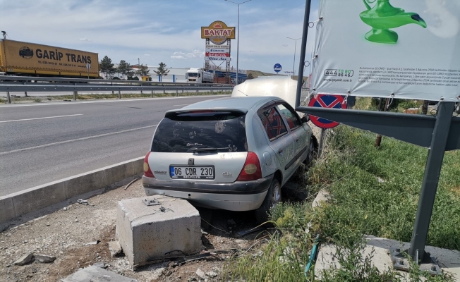 Sungurlu’da trafik kazası: 2 yaralı