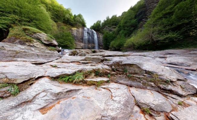 Suuçtu Şelalesi sanal tur ile dünyaya açıldı