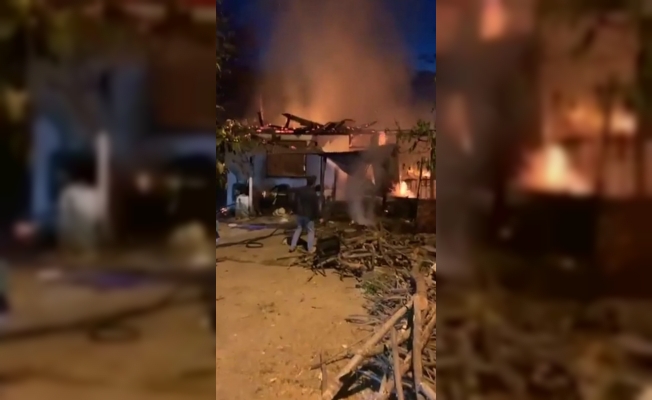 Trabzon’da yangın