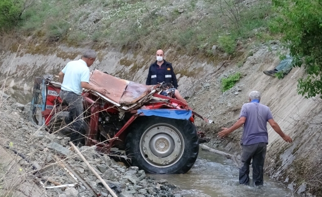 Traktörün altında kalan genç çiftçi hayatını kaybetti