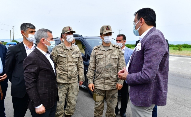 Tüfenkci ve Çınar’dan Jandarma ziyareti