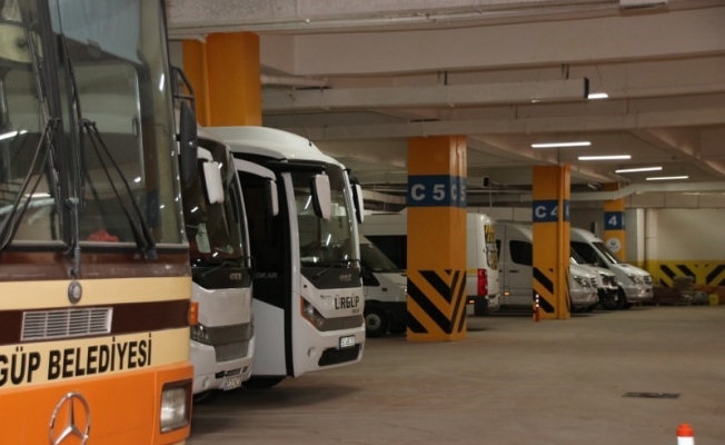 Ürgüp’te yenilenen kapalı otopark hizmete girdi