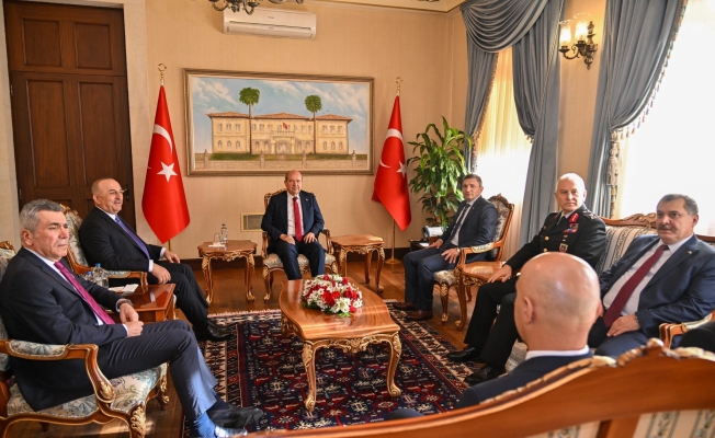 KKTC Cumhurbaşkanı Ersin tatar Antalya'da 