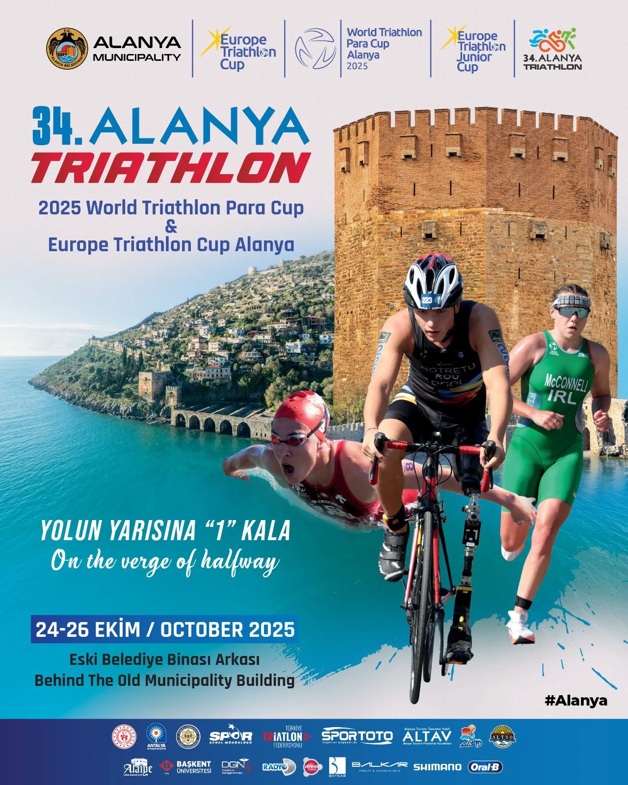 Alanyada Triatlon Başlıyor