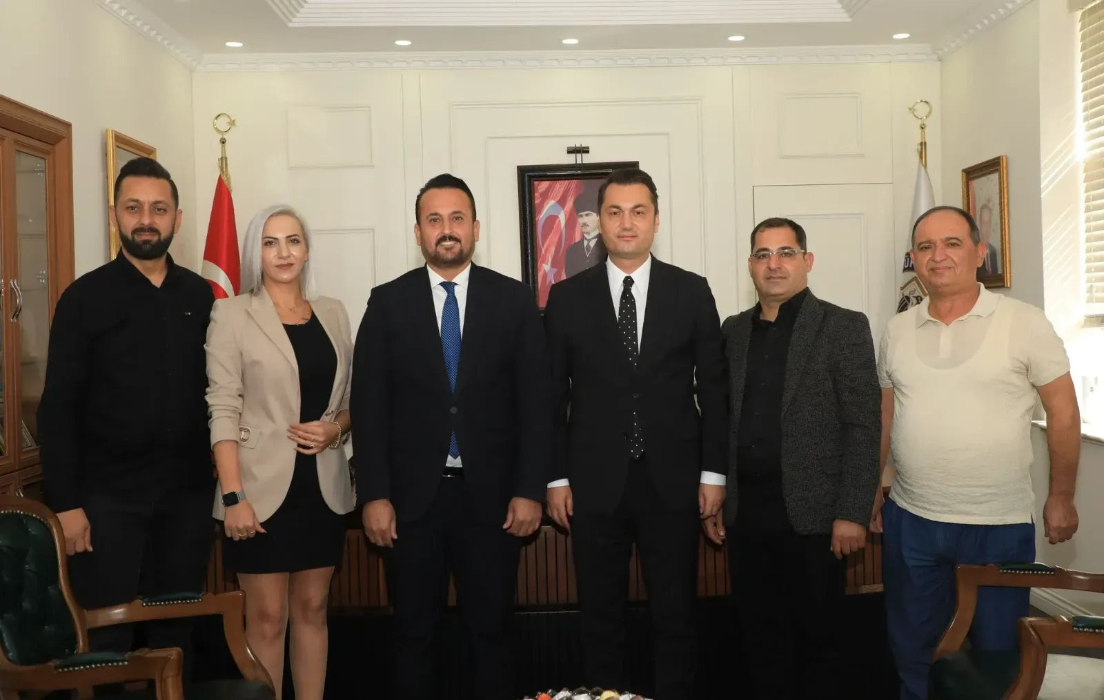 Başkan adayı Fatih Nizamdan kaymakam Öztürke ziyaret