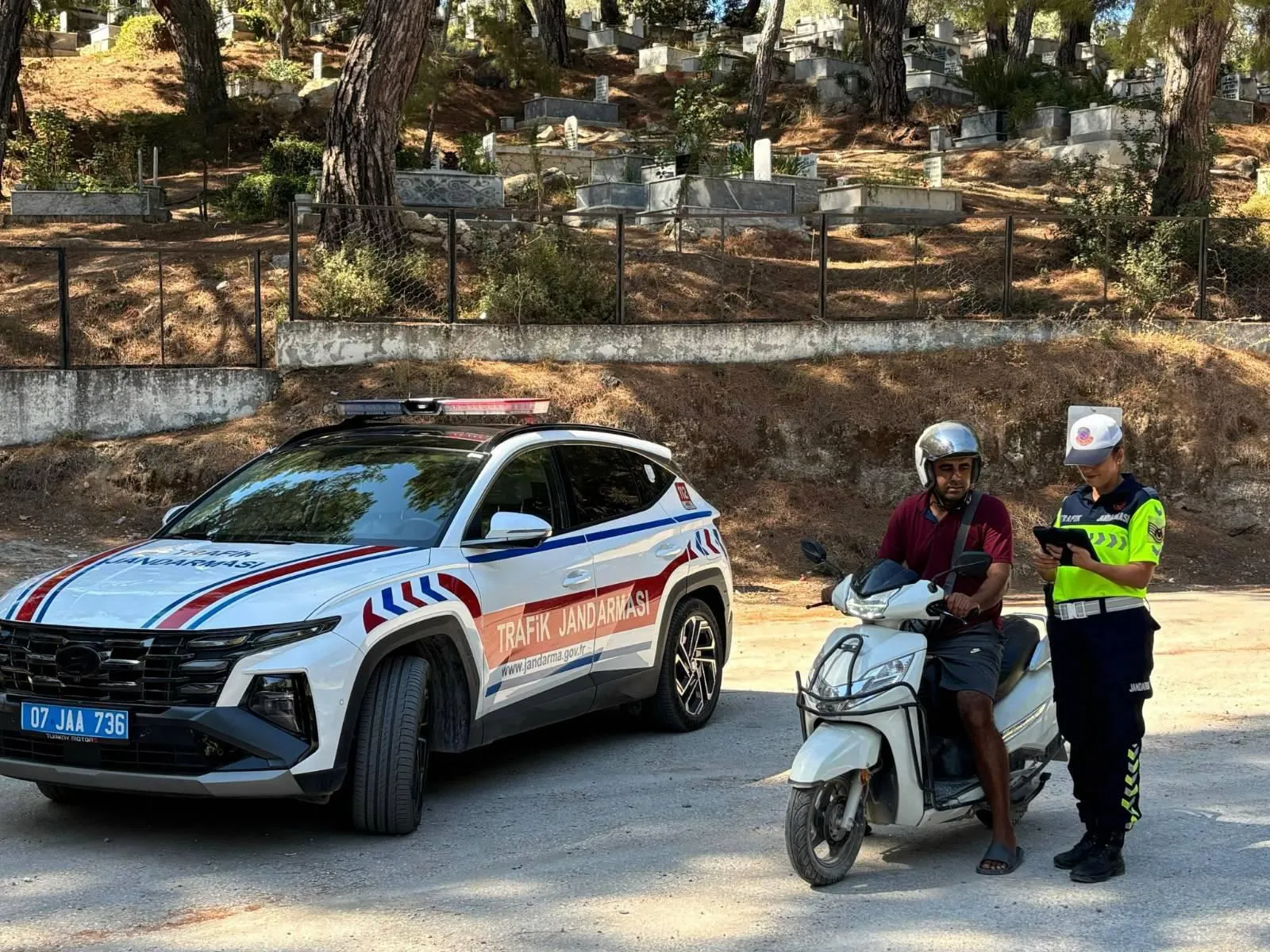 Jandarma Tarafından Trafik Denetimler Arttırıldı