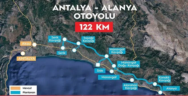 Müjde! Antalya-Alanya Otoyolu inşaatı bütçesine onay ÇIKTI