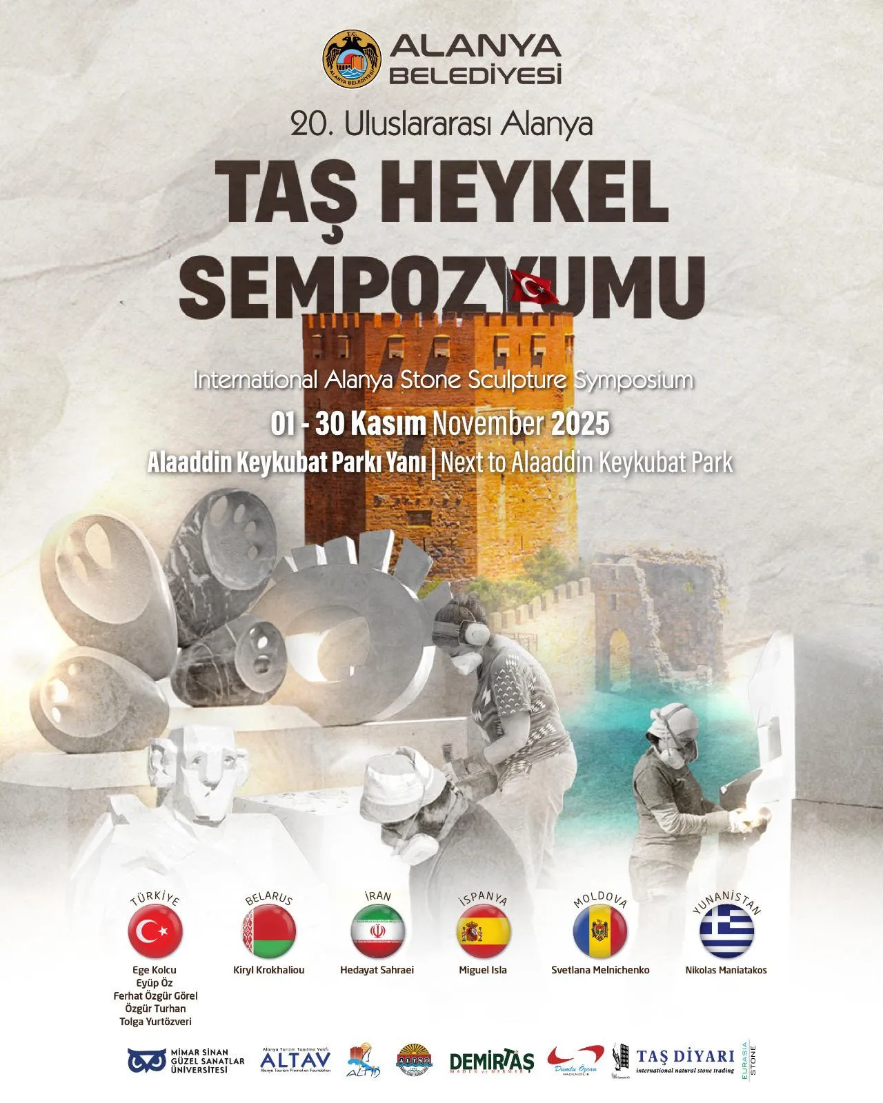 Taş Heykel Sempozyumu başlıyor