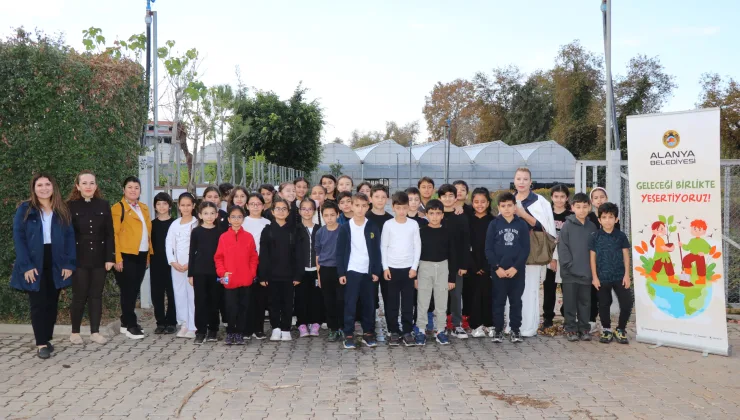 ALANYA BELEDİYESİ’NDEN ÖĞRENCİLERE ÇEVRE EĞİTİMİ