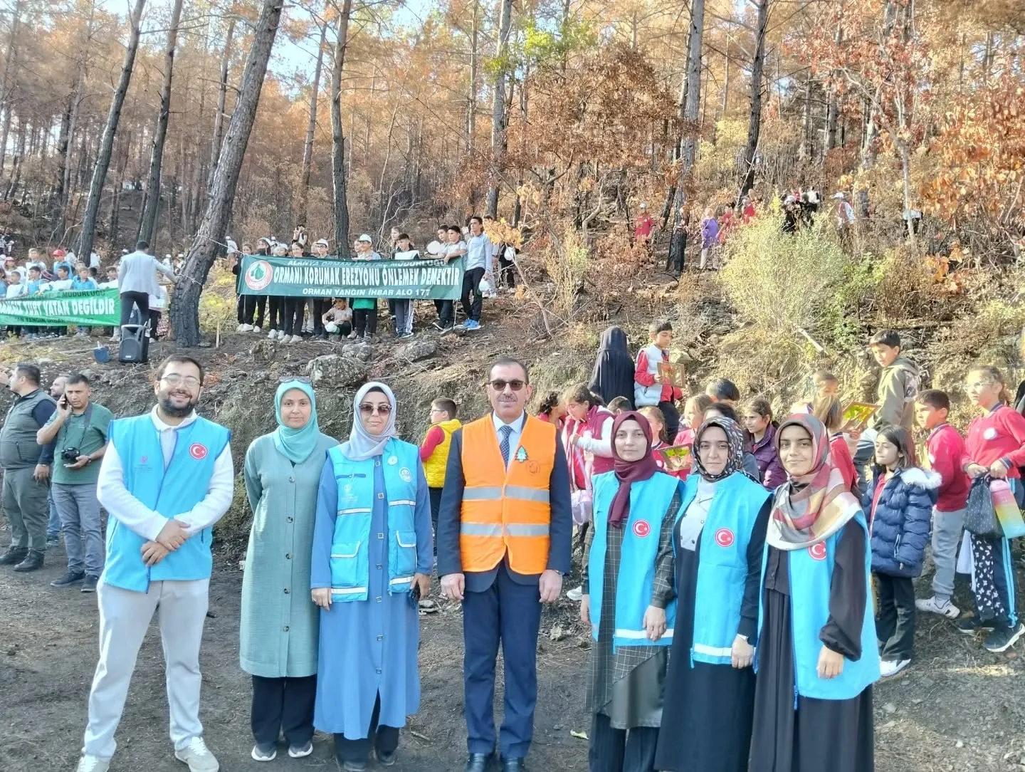 Alanya İlçe Müftüsü Mehmet Seven, Tohum Ekimi Programına Katıldı