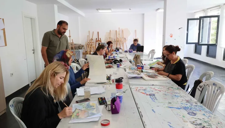 Alanya’da Büyükşehir ATASEM kurslarına yoğun ilgi