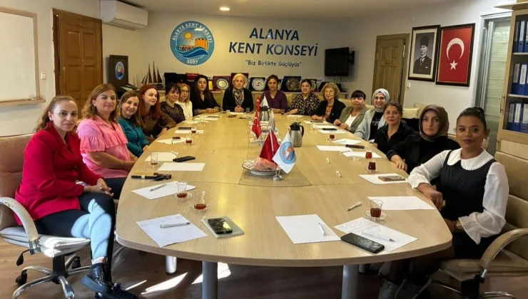 Alanya’nın kadınları 25 Kasım için bir araya geldi