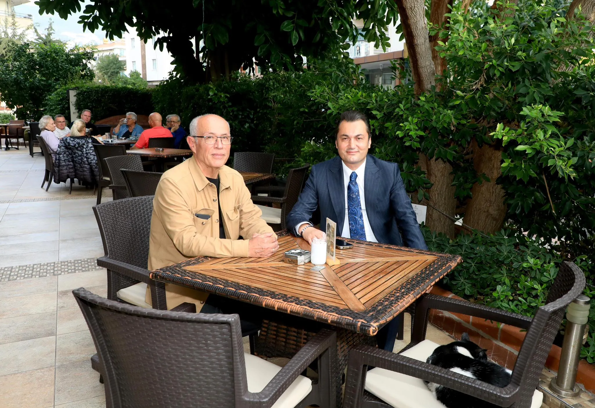 Kaymakam Öztürk’ten eski Başkan Sipahioğlu’na iade-i ziyaret