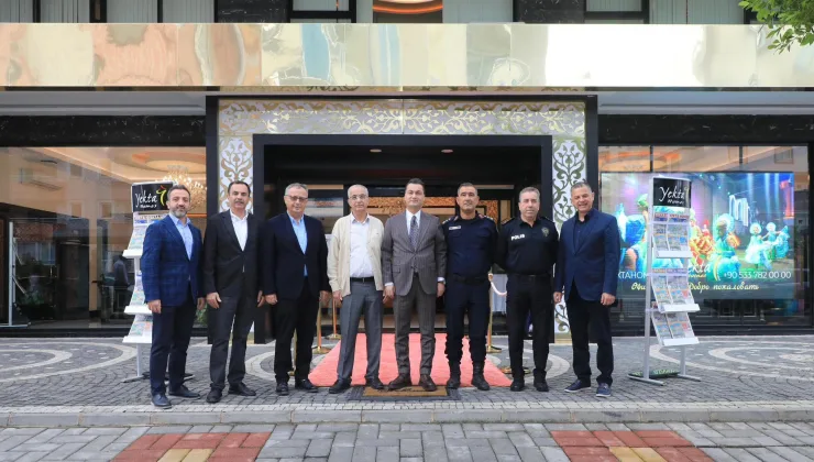 Kaymakam Öztürk’ten işadamı Ali Gürses’e iade-i ziyaret