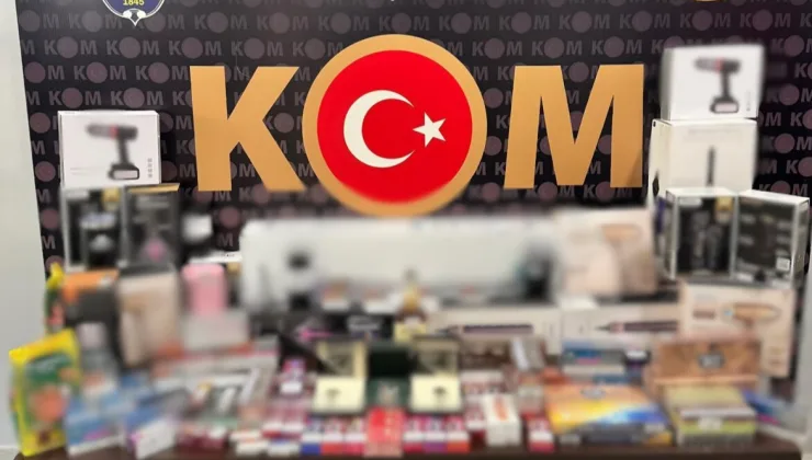 Alanya’da polisten kaçakçılara baskın