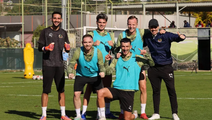 Alanyaspor sahaya indi! Devre arası hazırlıklar başladı