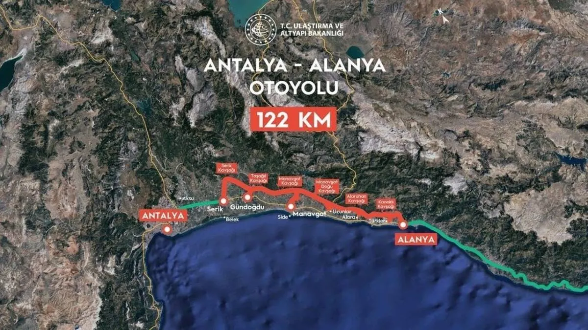Antalya- Alanya yolunda akıllı kavşak dönemi başlıyor
