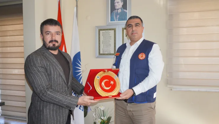 EMŞAV Alanya’dan İtfaiye Müdürü Çelik’e teşekkür ZİYARETİ
