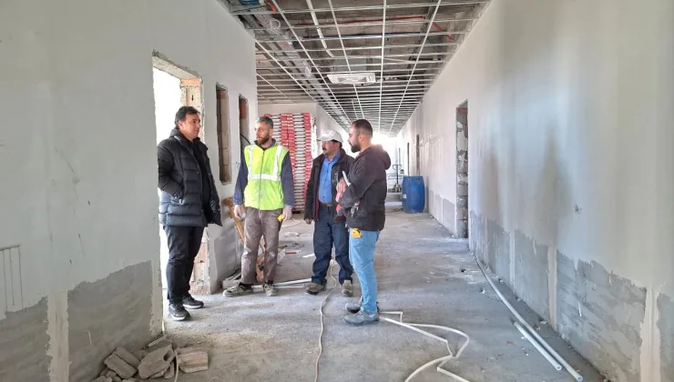 Müdür Yılmaz hafta sonu sahadaydı!