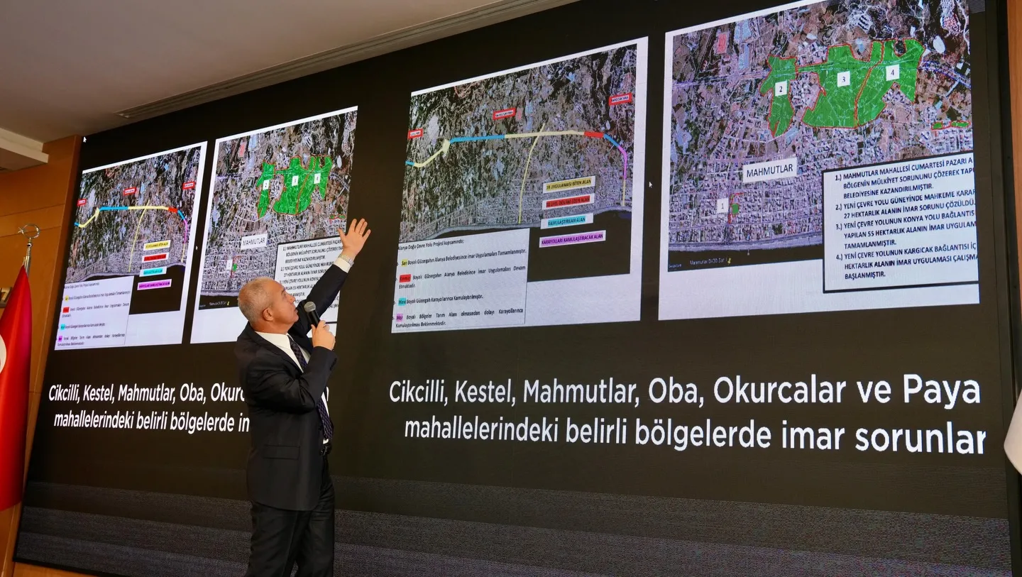 Alanya Meclisinde Başkan Özçelik’ten mali sunum