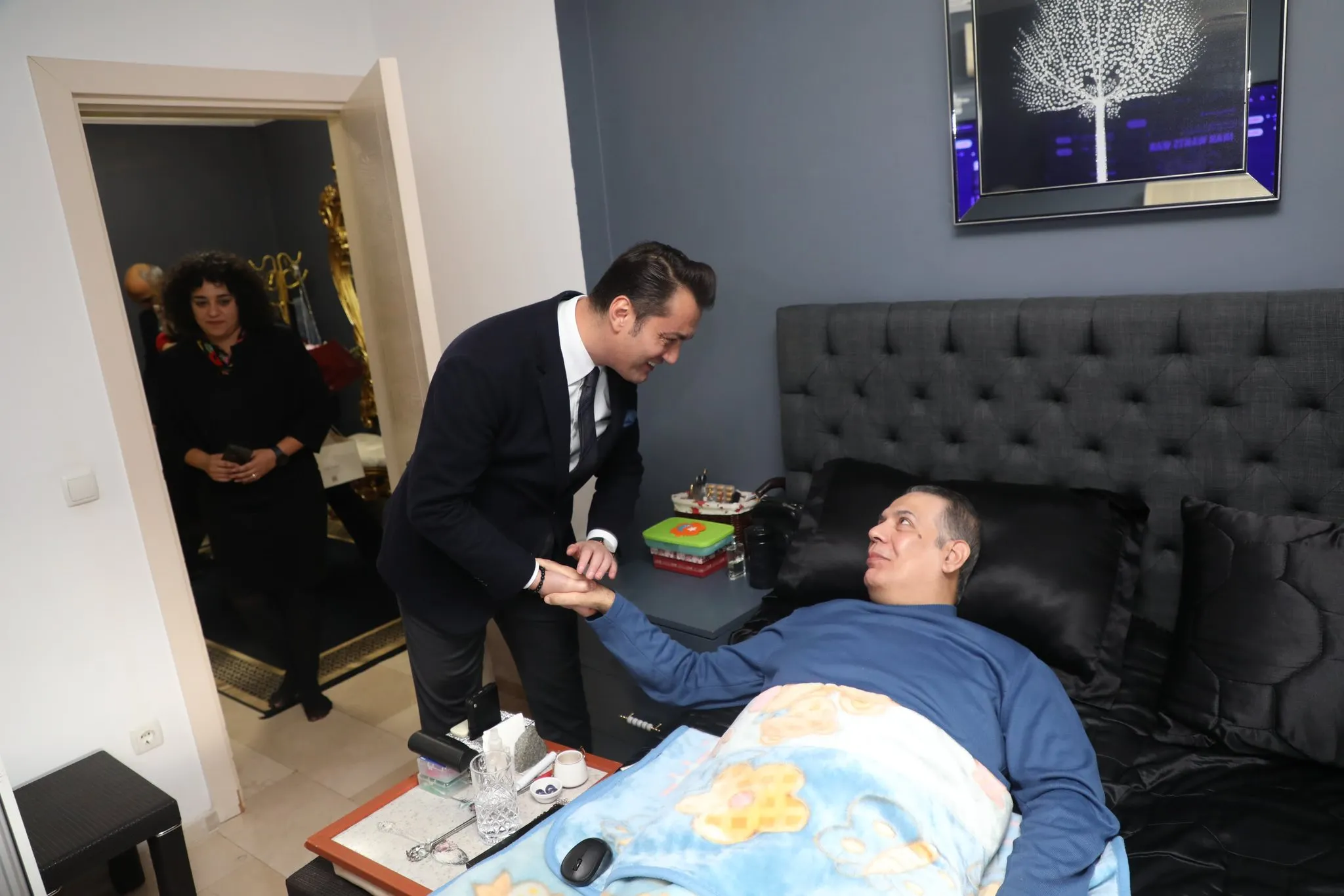 Kaymakam Öztürkten Kahraman Gazilerimize Ziyaret