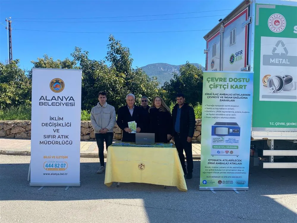 Alanyada semt pazarlarında Sıfır Atık seferberliği