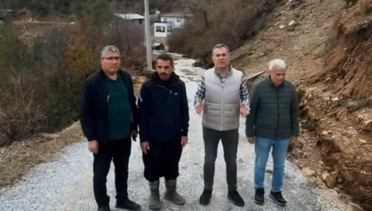 Başkan Tavlı sel felaketi bölgesindeydi