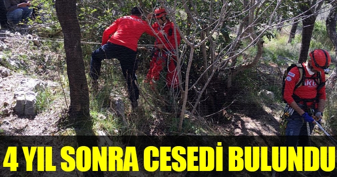 4 yıl sonra cesedi bulundu