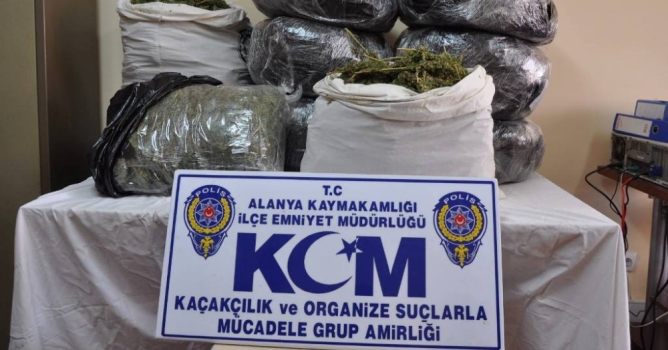 70 kilo esrar ele geçirildi 