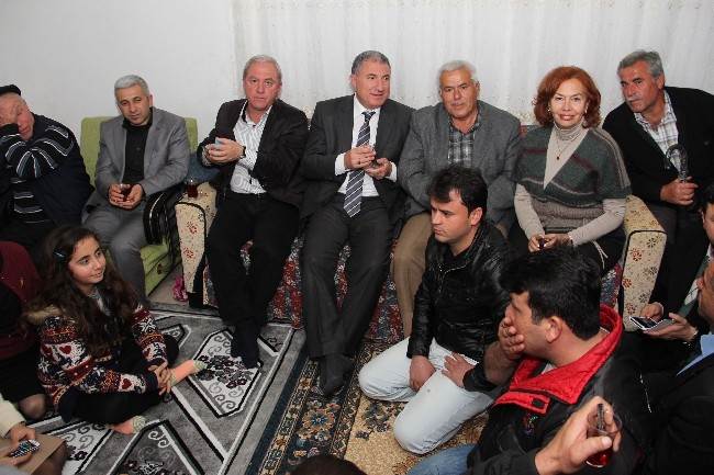 Ak Parti Adayı Sadi, Aşağıkaraman Köyü'Nü Ziyaret Etti
