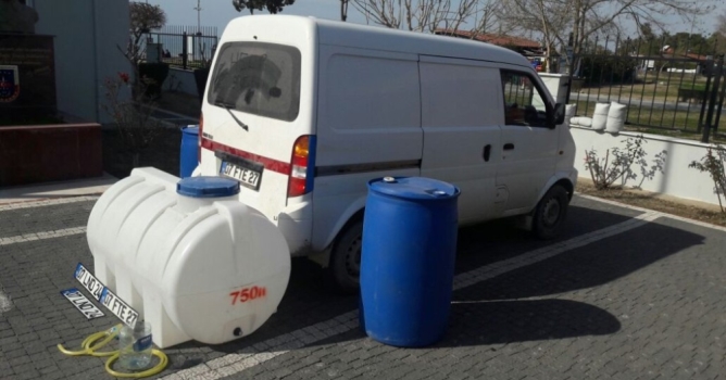 Akaryakıt hırsızı suç makinesi çıktı 