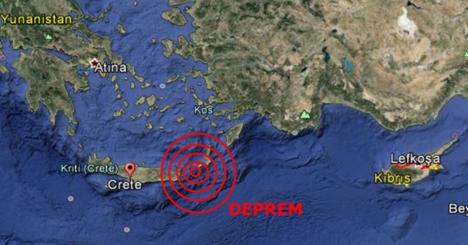 Akdeniz'de 24 saatte 24 deprem