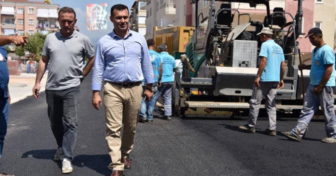 Alanya Belediyesi üç  yılda asfalt rekoru kırdı