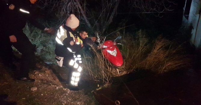 Anne ile oğlunu motosiklet kazası ayırdı 