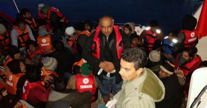 Antalya'da 17 Suriyeli göçmen yakalandı