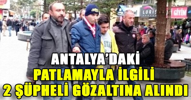 Antalya'da Cami Bahçesindeki Patlamaya 2 Gözaltı