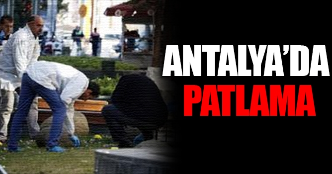 Antalya'da çöp kutusunda patlama: 2 yaralı