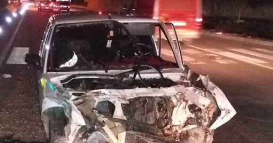 Araç hurdaya döndü