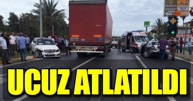 Avsallar'da zincirleme kaza